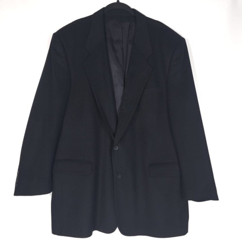 FIORAVANTI COUTURE 100% CASHMERE Men’s Blazer USA🇺🇸MADE VTG No‎ Size Tag 46-48